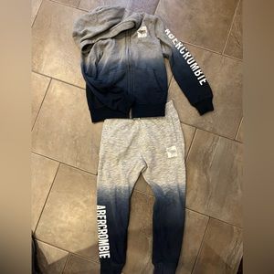 Boys size 7/8 Abercrombie track suit  $35 for set